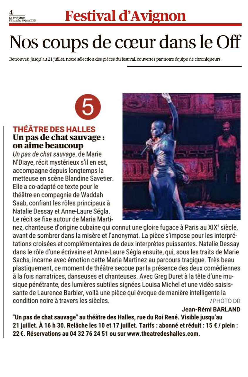 La Provence - 30 juin 2024 - Avignon OFF